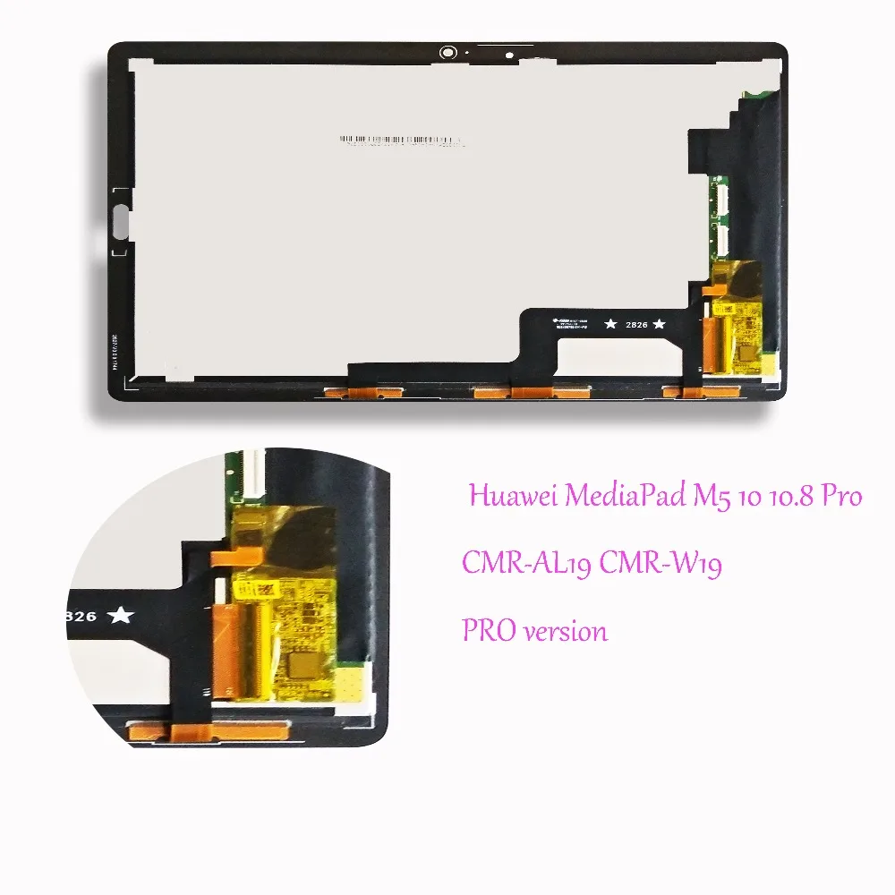 Fo huawei MediaPad M5 10 10,8 Pro CMR-AL19 CMR-W19 Cameron-W19B 10," ЖК-дисплей Дисплей Панель с Сенсорный экран планшета Сенсор