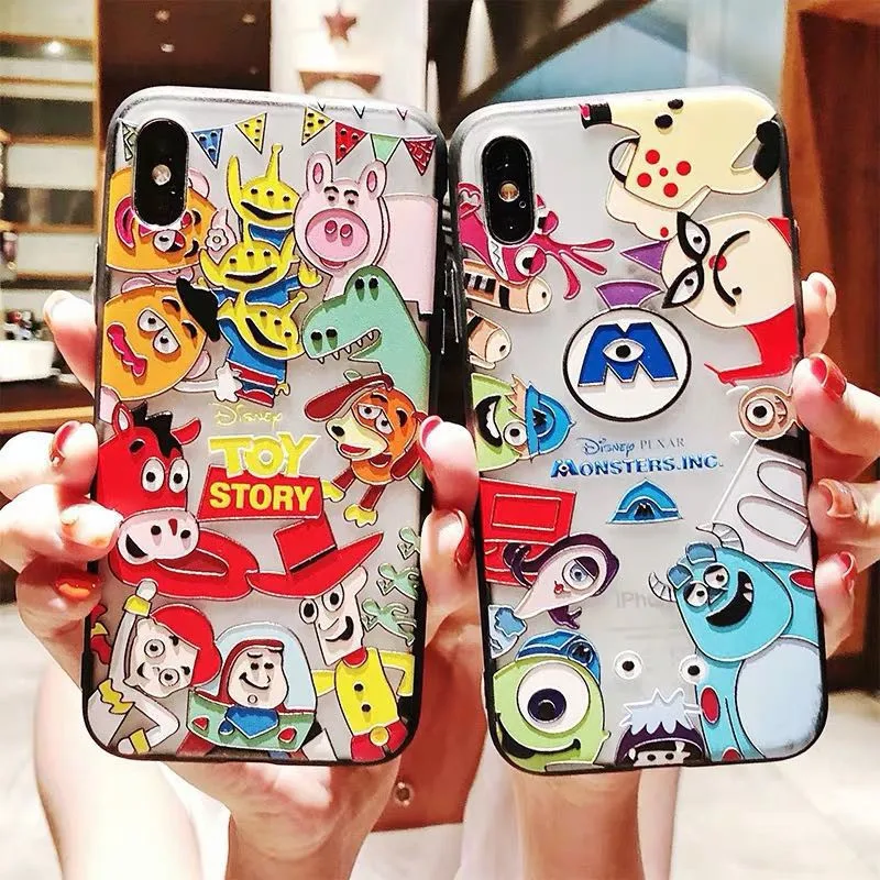 

Cute Cartoon Toy Story Buzz Lightyear Phone Case For iphone Xs MAX XR X 6 6s 7 8 plus Fun Pattern TPU plsstic back cover Capa