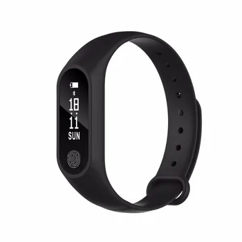 

ONLENY M2 Plus 0.86 Inch Heart Rate Blood Pressure Wristband Smart Pedometer Band Call SMS Display Bracelet For iOS Android