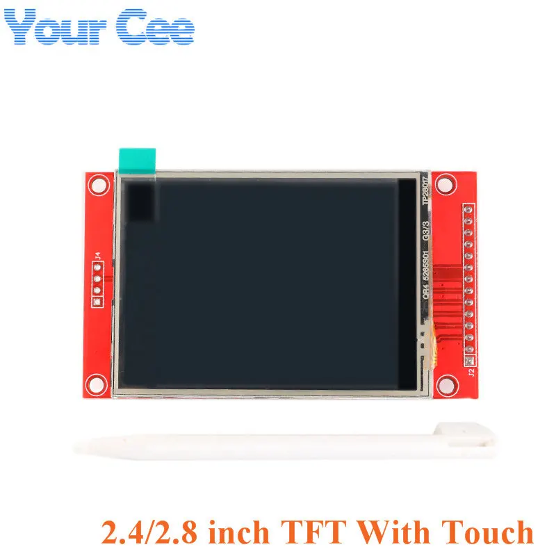 2 4 дюймовый 8 цветной TFT ЖК дисплей модуль 240X320 &quot2 8&quot интерфейс SPI Drive ILI9341 с