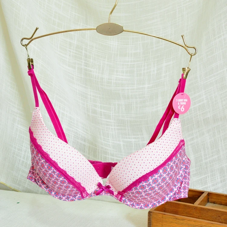 Primark Purple Flower Thin Pure Cotton Comfortable Underwear Natural