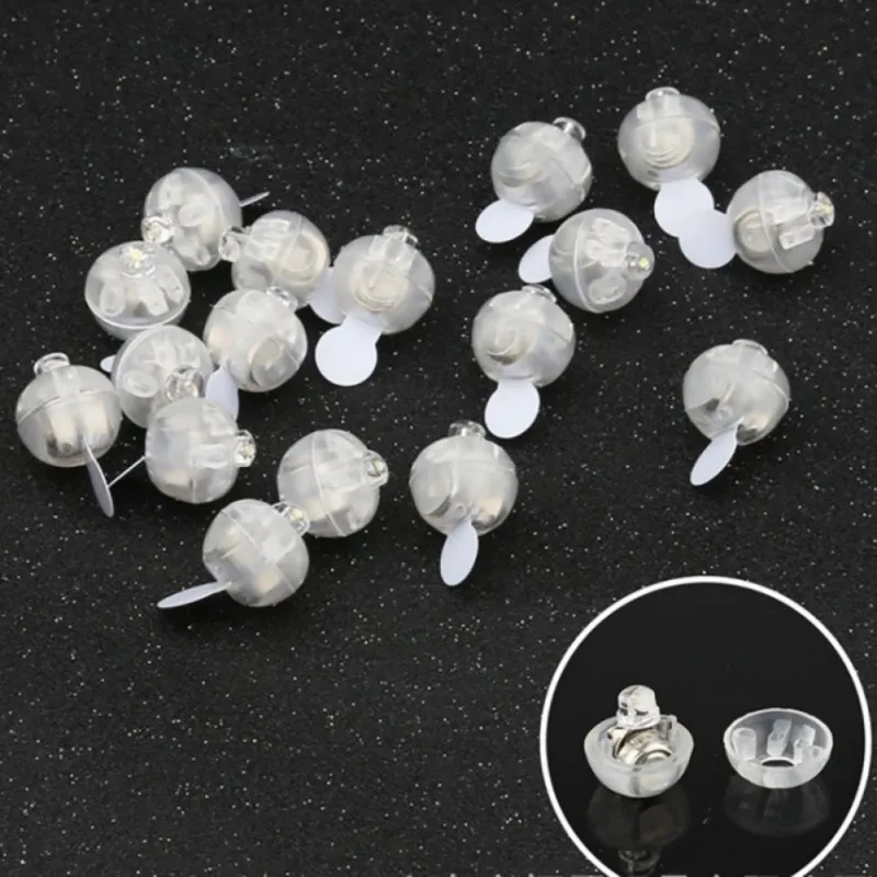 

2019 Round Led Flash Ball 10Pcs Lamp Balloon Light Long Standby Time For Paper Lantern Balloon Light Party Wedding Decorat