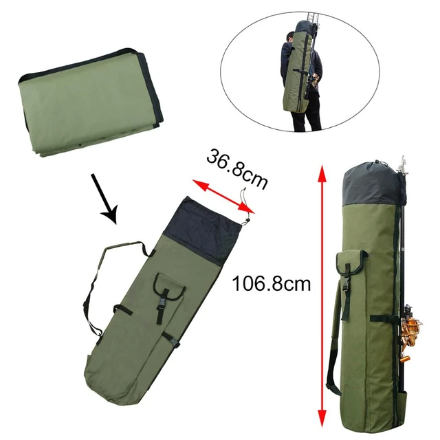 Portable Outdoor Fishing Bags Multifunction Nylon Waterproof