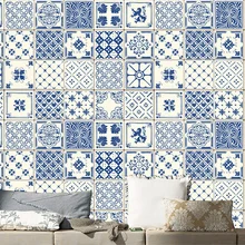 Tile Stickers And Get Free Shipping On Aliexpress 20pcs Set Retro Tile Stickers Living Room Kitchen Waterproof Wall Bathroom Self Adhesive Removable