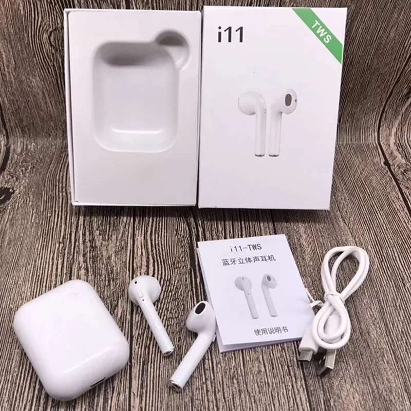 I11 Bluetooth 5 0 наушники портативные в ухо гарнитура Беспроводные спортивные PK i7s i9s |