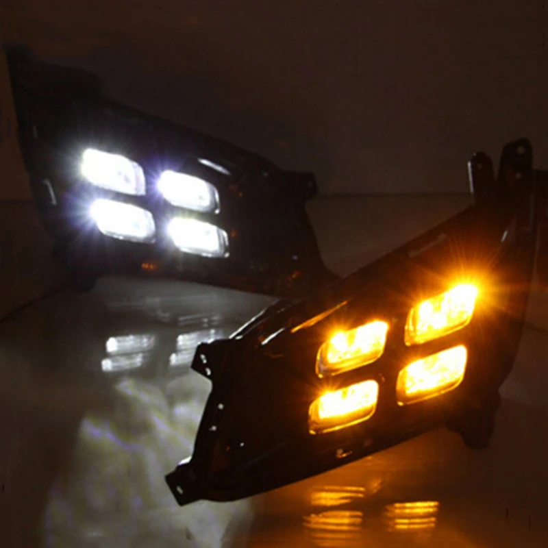 High-quality-DRL-LED-Daytime-Running-Lights-100-Waterproof-fog-lamp-fit-for-Kia-K5-Optima