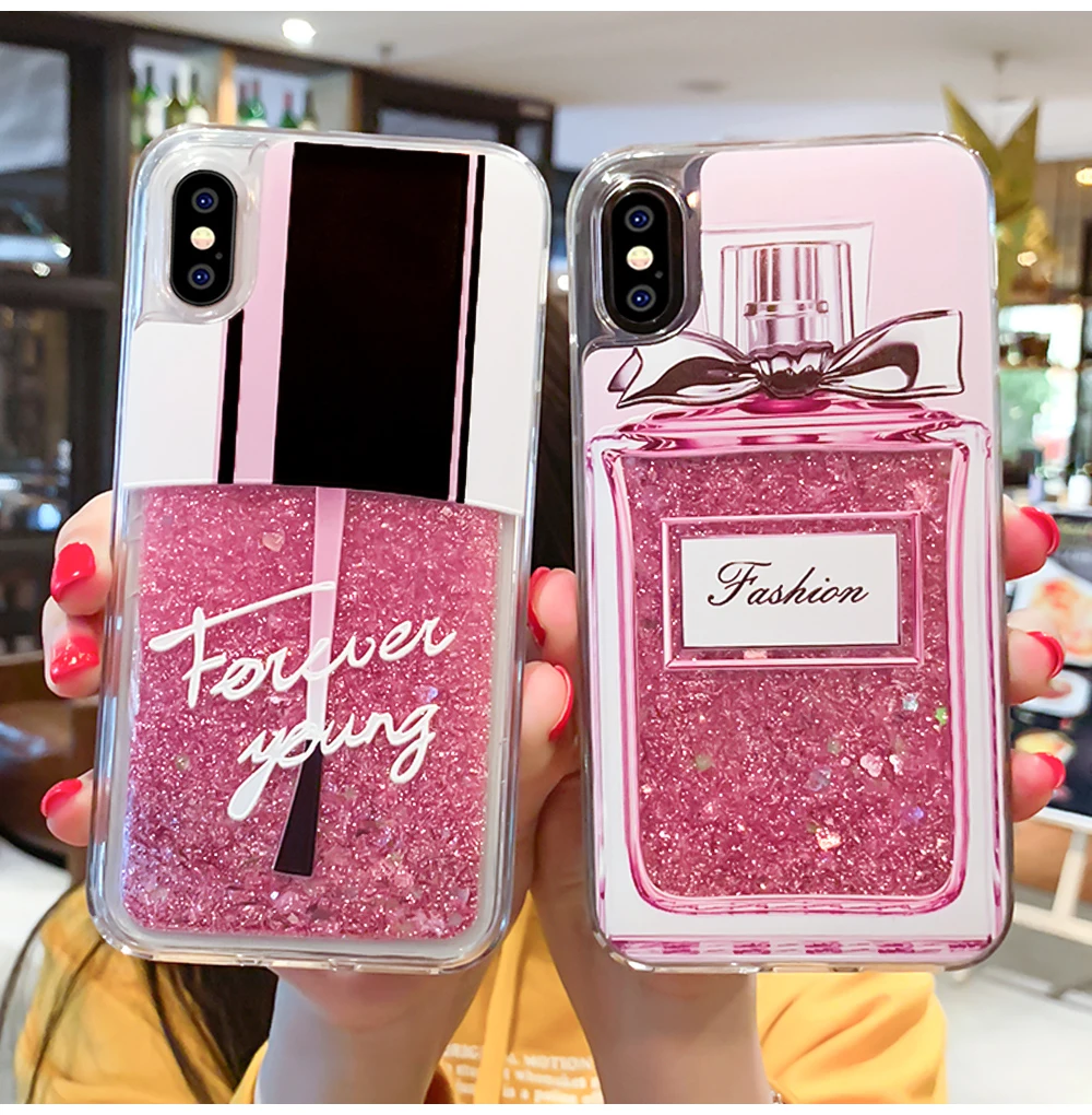 

Quicksand Case For iPhone X XR XS Max 6 6S 7 8 Plus 5 5S SE Dynamic Liquid Soft Phone Case For Samsung Galaxy S7 S8 Edge S9 Plus