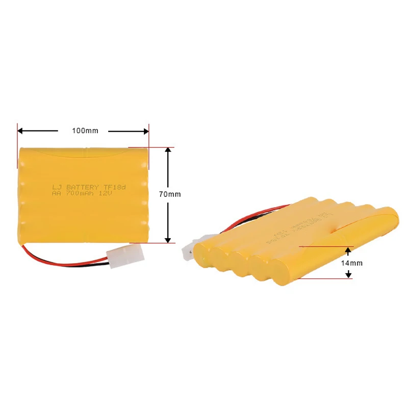 12v 700mAh AA батарея NI CD H электрические игрушки дистанционное управление