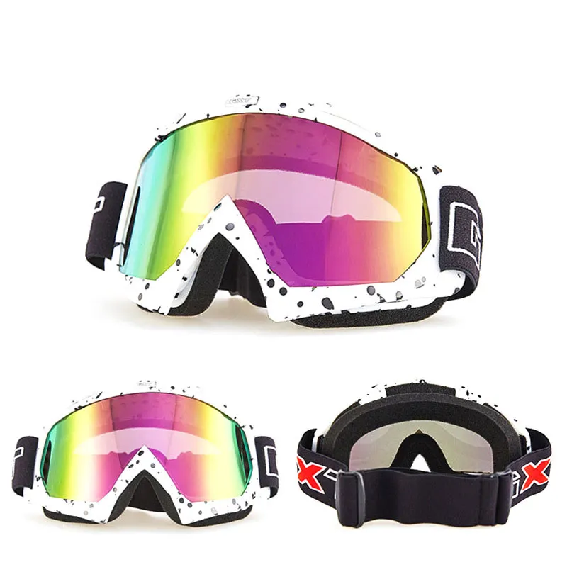 BOZXRX Motorcycle Motocross Goggles Glasses for Helmet Racing Gafas