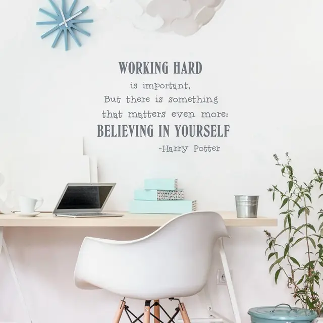 believe in yourself wall art sticker harry potter quotes vinyl wall