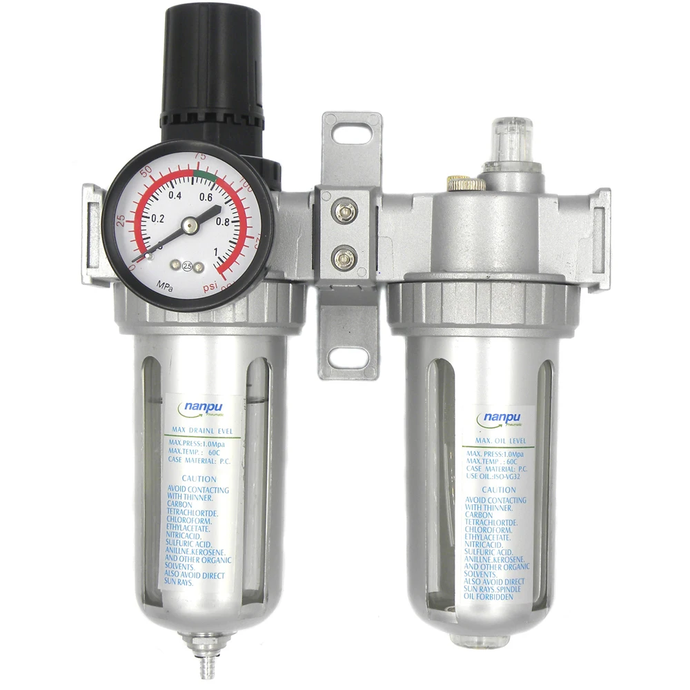 

Pressure Air Compressor Air Filter Regulator Lubricator Moisture Water Trap Cleaner Oil-water Separator SFC-400 SFC-300 SFC-200