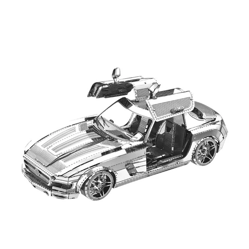 3D металлическая головоломка крылья бабочки спортивная модель автомобиля Сделай
