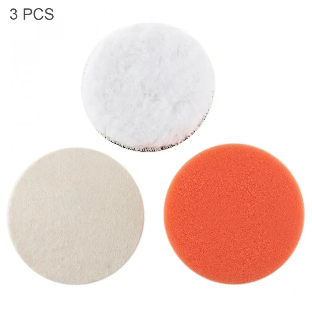3pcs 4 Inch Cleaning /Polished/Waxing Soft Cotton Waxing Polished