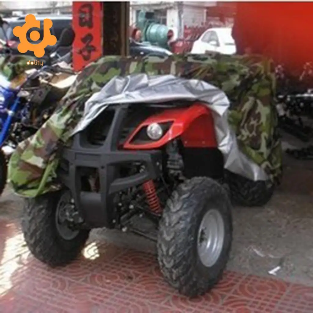 dolity Universal Camo ATV Quad Bike Cover Waterproof Dustproof Sun Anti-UV Snow M L XL XXL