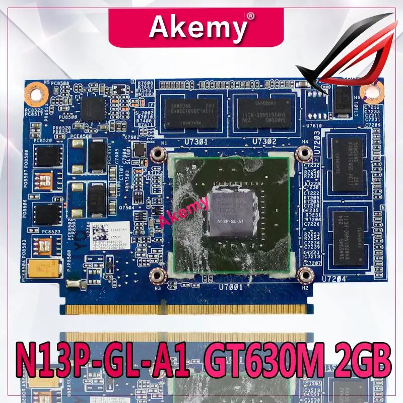 Akemy для For Asus K55VM графическая карта GeForce GT630M N13P GL A1 2 Гб видеокарта подходит A55V K55VJ K55V