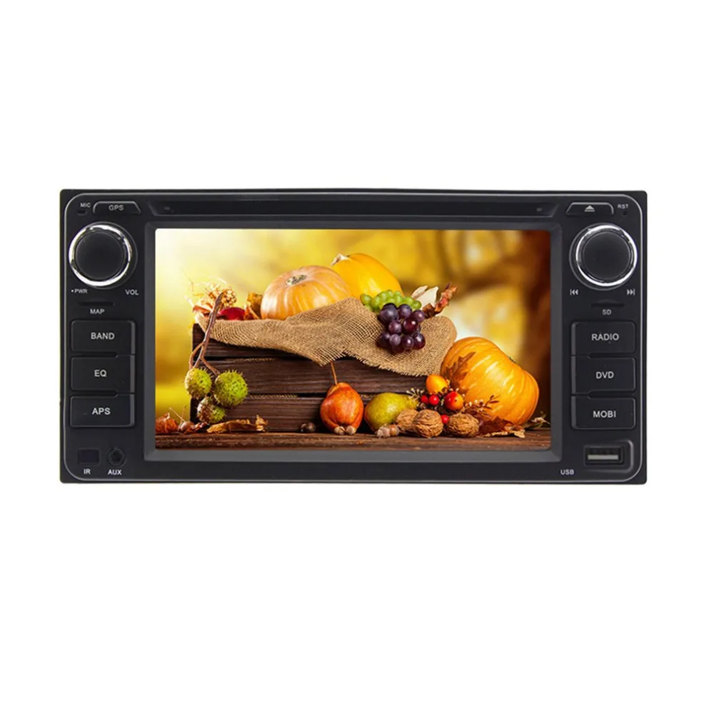 

6.2 inch Universal Double Din In-Dash Digital Media DVD Car Display 7 Color Button LED Light Setting for Toyota