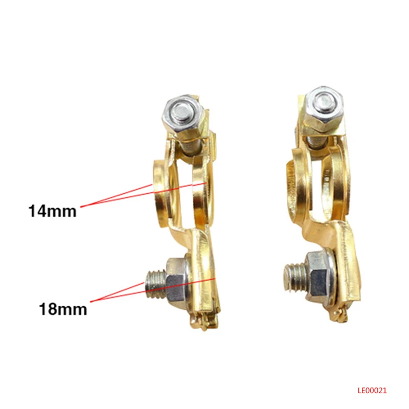 2 шт. батарея терминал для автомобиля зажим зажимы отрицательный позитив для алюминия сплав Разъем авто Замена