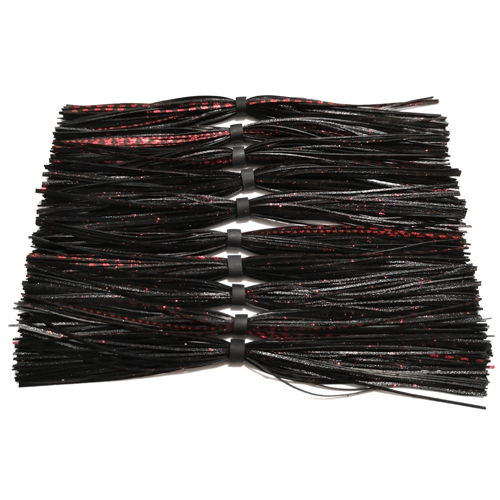 10 пучков 44/49 прядей SF010 Силиконовые юбки рыболовные аксессуары DIY buzzbait Spinner