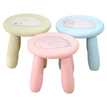 Толстый пластиковый табурет для дома, для детей, малая скамья, креативный стульчик для детского сада, нескользящий детский стул