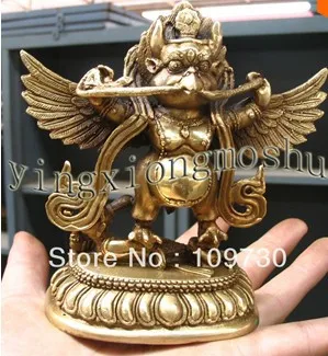 

yan bir 00325 Collections Raytheon "leizhenzi" Good luck Buddha bronze statue