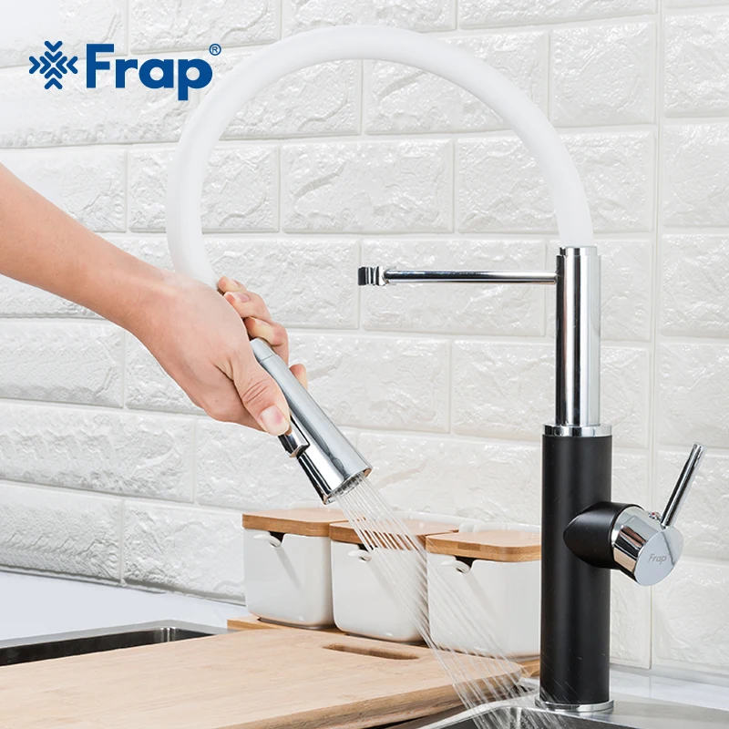 Кухонный Смеситель FRAP выдвижной кран для холодной и горячей воды 2 функции