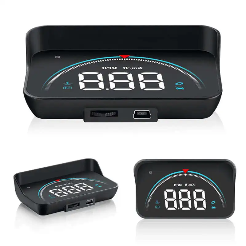 3 5 дюймовый универсальный автомобильный дисплей Hud Obd Ii Obd2 Mph/км/ч предупреждающий