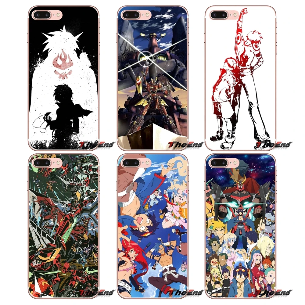 

For Huawei P Smart Y6 Pro P8 P9 P10 Nova P20 Lite Pro Mini 2017 SLA-L02 SLA-L22 2i Tengen Toppa Gurren Lagann Soft Case Cover