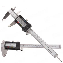 On sale 6 “150 mm Carbon Fiber Widescreen Electronic digital meter caliper Micrometer Caliper Electronic Inner depth measuring Tool