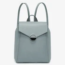 Повседневный Женский Большой Вместительный рюкзак из натуральной кожи, школьная сумка для отдыха