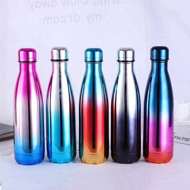 US $14.56 stainless steel wine bottle shape thermos bottle travel flask Cycling bottle for water bottles bowl