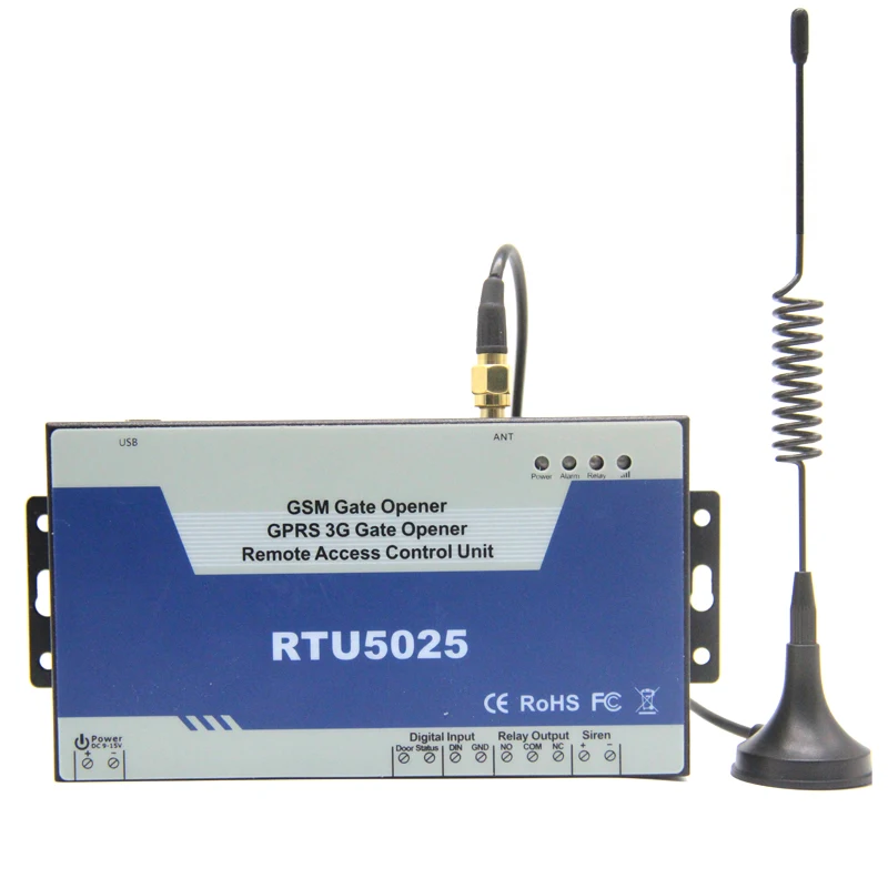

Wireless Swing Sliding Gate Opener Relay Switch Remote Access Control by Free Phone Call Home Security System RTU5025