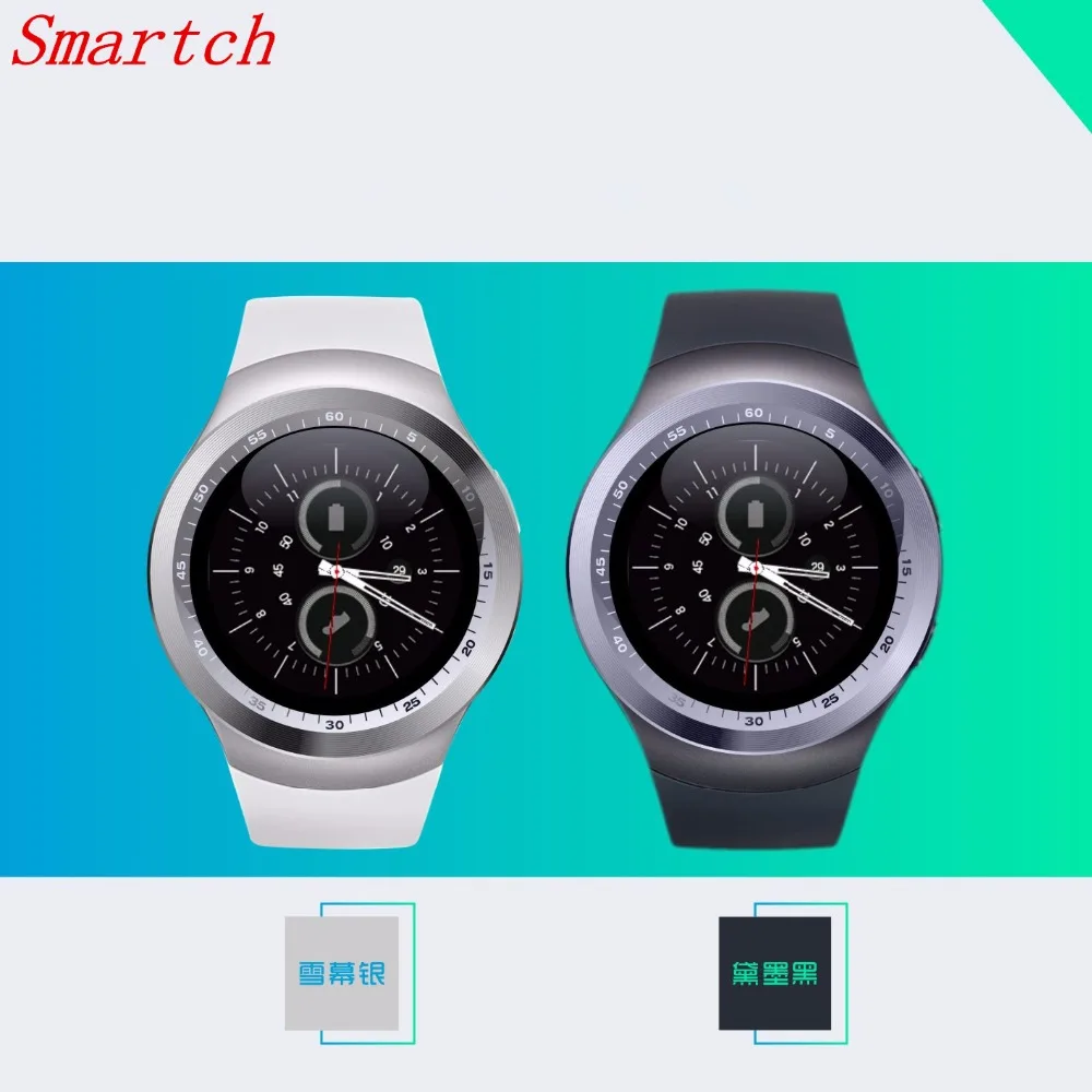 696 Горячая продажа Y1 Bluetooth Смарт часы с Sim Tf Mtk6261 Smartwatch телефон для круглого круга в