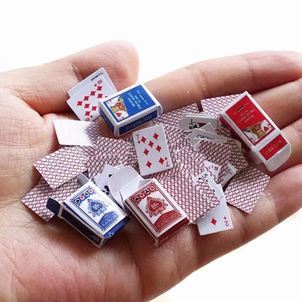 1-Set-1-12-Cute-Miniature-Dollhouse-Cute-Mini-Poker-Playing-Cards-Style-Random-Mini-Cute