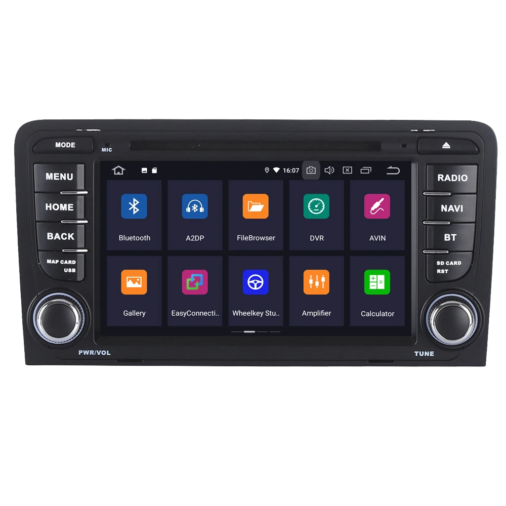 Best RoverOne For Audi A3 S3 RS3 2003 -2013 Android 9.0 Autoradio Car Multimedia Player Radio Stereo GPS Navigation Head Unit DVD 1