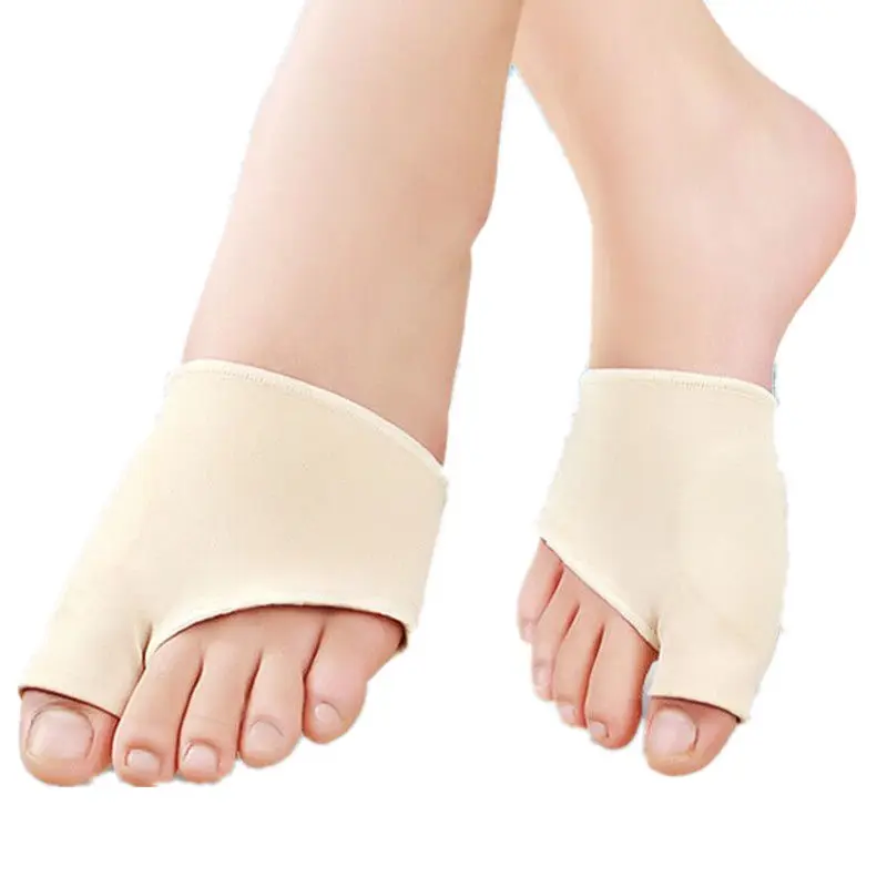 

2PCS Comfortable Silicone Gel Big Toe Valgus Corrector Separator Straightener Socks Peds