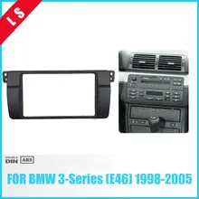 2DIN автомобиля Рамка для DVD CD отделка Установка комплект для BMW E46 2 din Автомобильная магнитола для адаптера переменного тока рамка лицевой панели для BMW 3 серии 173*98 мм