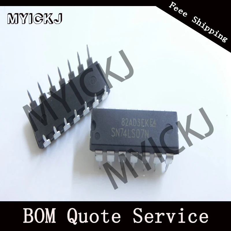 5 шт. SN74LS07N буф NON-INVERT 25 V 14DIP IC чип | Лампы и освещение