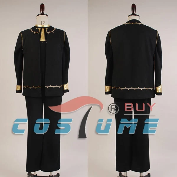 Blake's 7 Captain Kerr Avon Cosplay Costume Adult Men Halloween