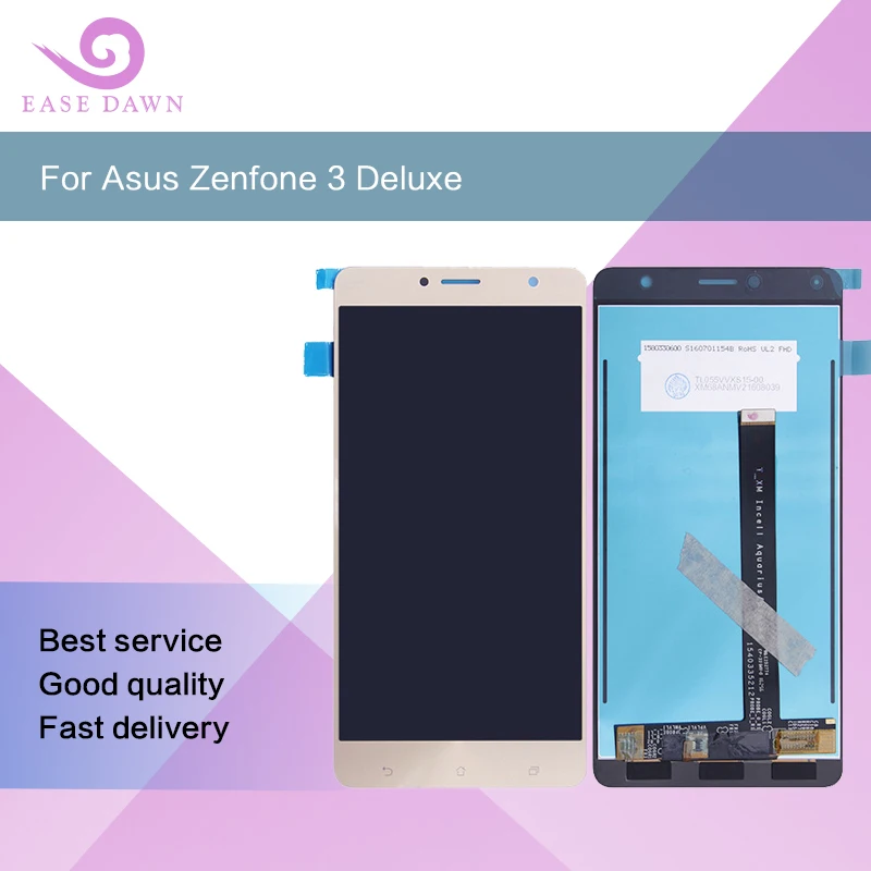 Для Asus Zenfone 3 Deluxe ZS550KL Z01FD ЖК-экран ips экран + сенсорная панель дигитайзер в сборе для
