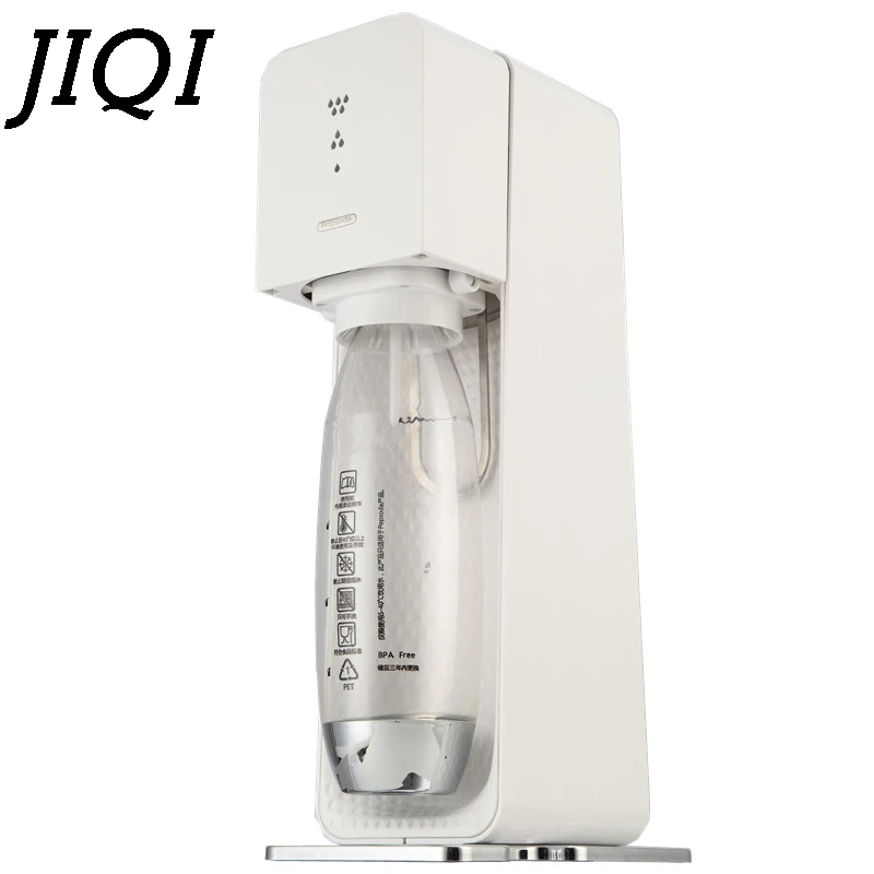 

JIQI CO2 Soda Siphon Maker Sodastream WATER bubble Generator cool Drink Charger Whipper Commercial DIY bar Na2CO3 Syphon machine