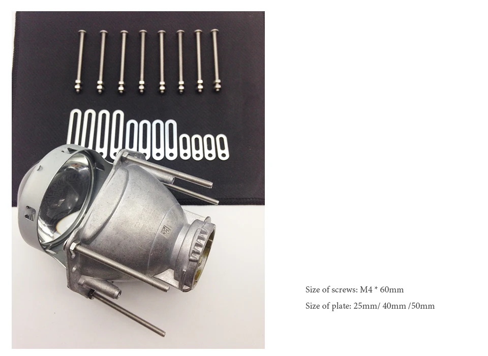 TAOCHIS Универсальный головной светильник инструменты для модернизации адаптер оправы для Koito Q5 Hella линзы прожекторного типа подключения пластины 25/40/50 мм винтов гайка
