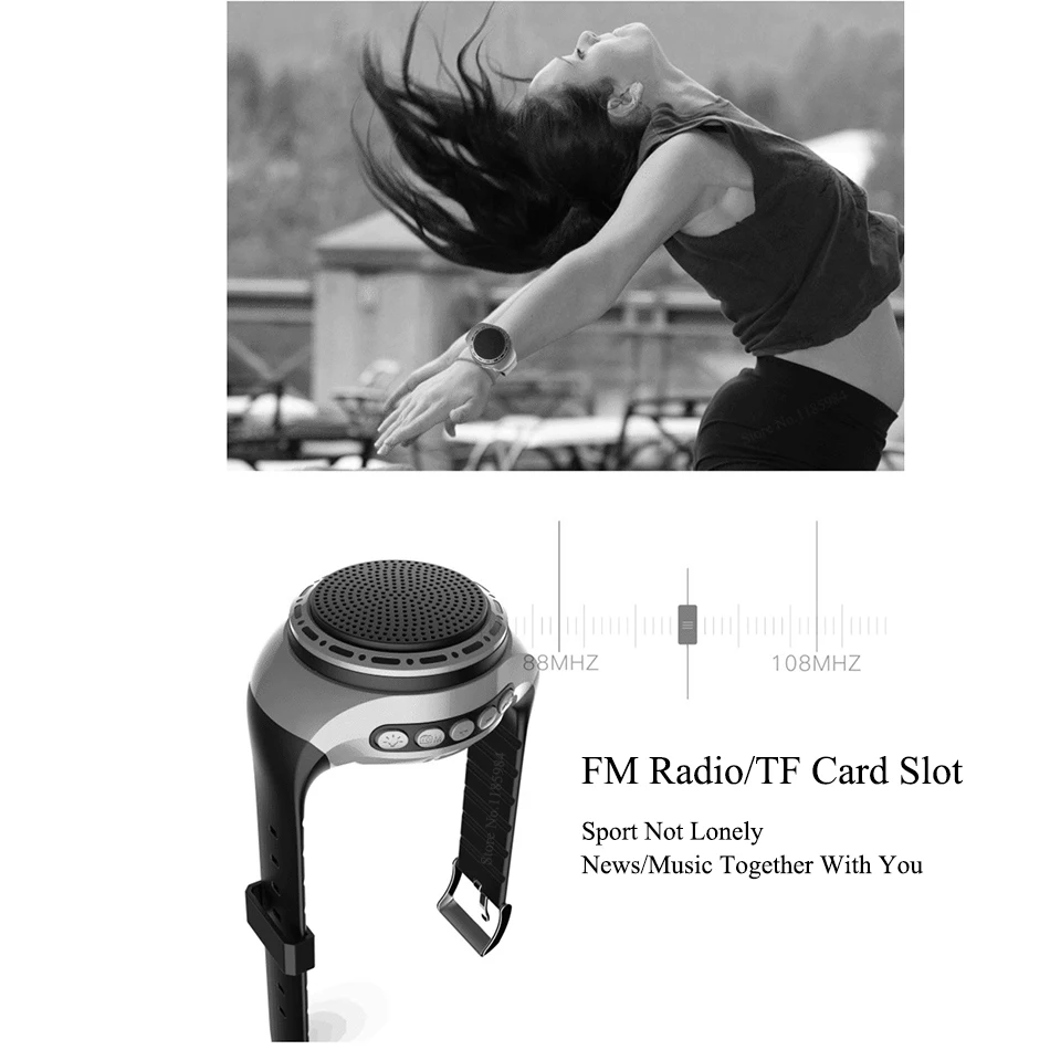 HOMEBARL U6 Colorful Running LED Cool Wrist Buetooth Watch Speaker Sports Music FM Radio Support 8GB 16GB TF Card PK B20 B90 U3 bluetooth speaker,portable speaker,mini bluetooth speaker,audio speaker,mini sound box