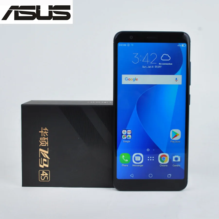 Мобильный телефон asus ZenFone Peg asus 4S Max Plus M1 ZB570TL X018DC 4G LTE, 5,7 дюймов, 4 ГБ, 64 ГБ, 18:9, полный экран, 4130 мАч, Android