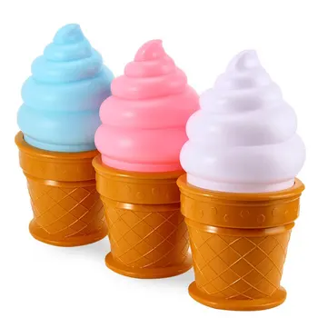 

Novelty Led Night Light Battery Ice Cream Lamp for Baby Kids Children Cone Shaped Desk Table Night Light for Children Bedroom