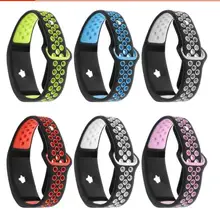 100 шт. сменный силиконовый ремешок для наручных часов Garmin Vivofit 3/JR браслет Vivofit3