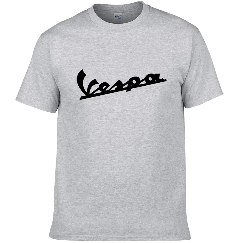 Vespa футболка для мужчин забавная Vespa Футболка хлопок Лето короткий рукав круглый вырез футболки для мужчин#194