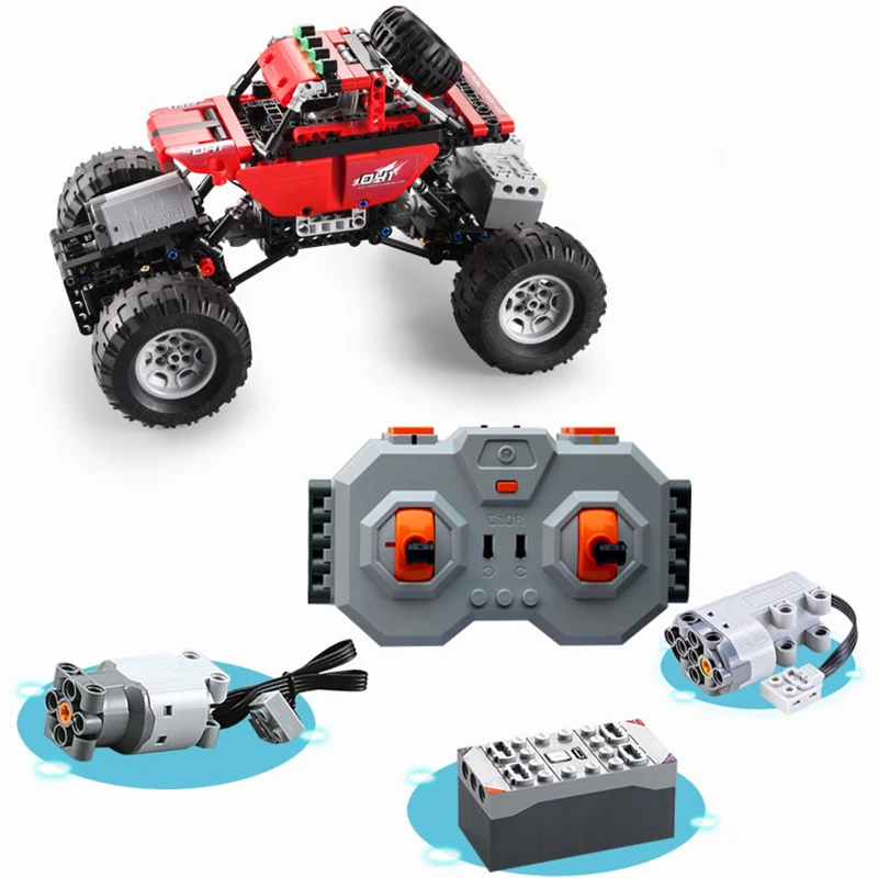 LEGOing Technic 2.4GHz Remote Control High Power Off-Road Vehicle Creator Car Building Blocks Toys For Gifts LEGOing Technic Car