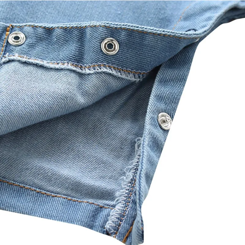 Комбинезоны для малышей джинсовые штаны на подтяжках для маленьких девочек хлопковый комбинезон для маленьких мальчиков и девочек 2019 г