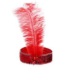 Novas Mulheres Pena Faixa de Cabelo Headband Bonito Menina Moda diadema colorido compra a granel