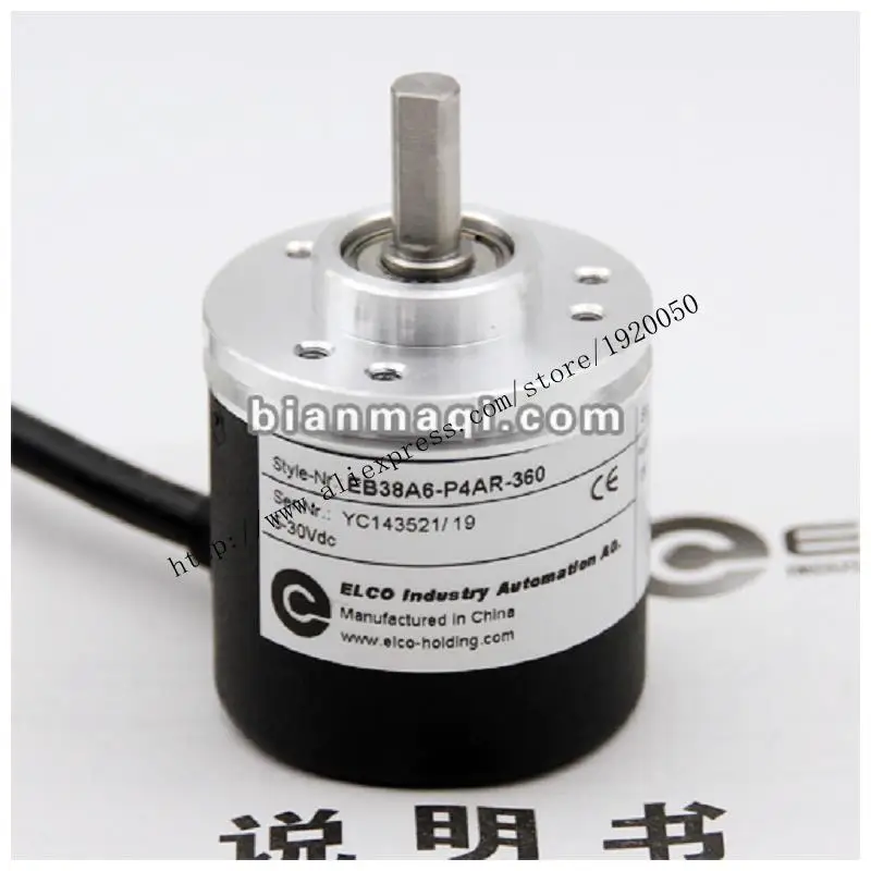 

Elco ELCO EB38A6-P4AR-360.ADT201 rotary encoder pulse outer diameter 38 mm 360